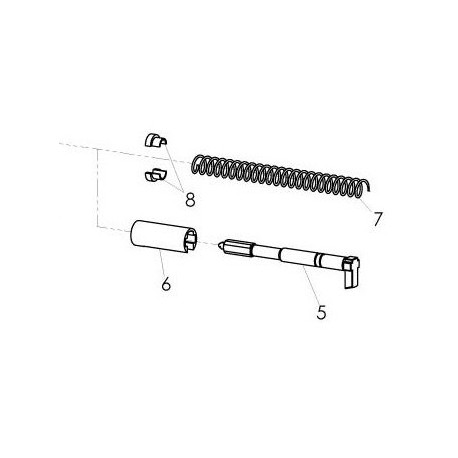 05, 06, 07, 08 Firing Pin Assembly (Gen 3 / 4)