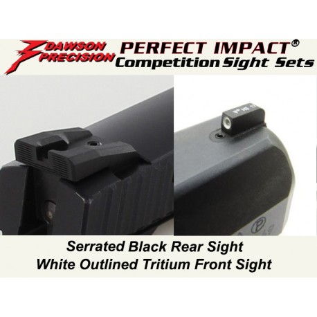 Dawson Black / Tritium Carry Set (P-07 / P-09)