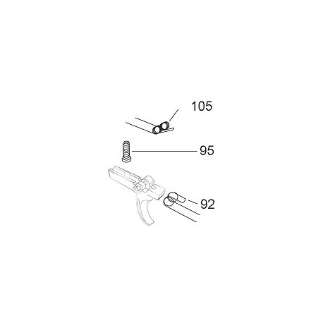 092, 095, 105, Jizni Trigger Springs Kit (AR-15)