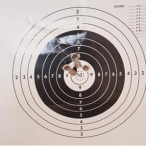 Glock 48 - 5 shot group fired for accuracy